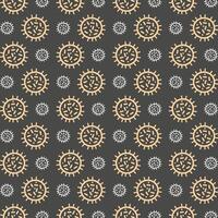 Microbe Icon elegant luxury trendy repeating pattern vector illustration