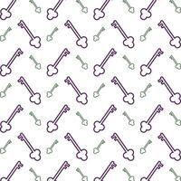 Key icon trendy multicolor repeating pattern beautiful illustration white background vector