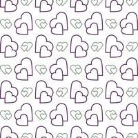 Love icon trendy multicolor repeating pattern beautiful illustration white background vector