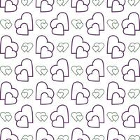 Love icon trendy multicolor repeating pattern beautiful illustration white background vector