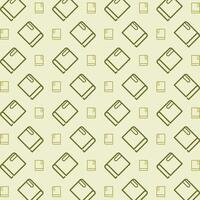 Book green theme trendy repeating pattern design vector illustration background