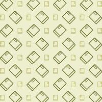 Book green theme trendy repeating pattern design vector illustration background