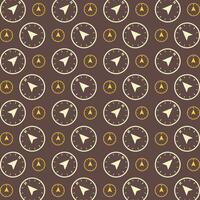 Compass Point multicolor trendy repeating pattern design vector illustration