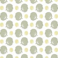 Fingerprint repeating trendy pattern beautiful multicolor vector background