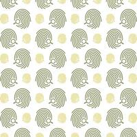 Fingerprint repeating trendy pattern beautiful multicolor vector background