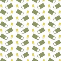 Eraser repeating trendy pattern beautiful multicolor vector background