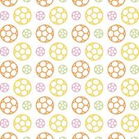 Football multicolor new trendy repeating pattern vector illustration background