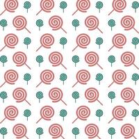 Candy Stick trendy repeating pattern green brown vector illustration background
