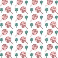 Candy Stick trendy repeating pattern green brown vector illustration background