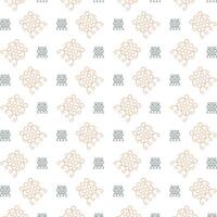 Customers symbol trendy repeating pattern orange fill vector illustration background