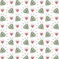 Values icon red green trendy repeating pattern vector beautiful illustration background