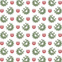 Staffing icon red green trendy repeating pattern vector beautiful illustration background