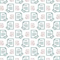 aprobar multicolor repitiendo de moda modelo textil vector ilustración antecedentes