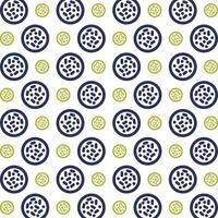 Probiotics icon trendy repeating pattern white background vector illustration