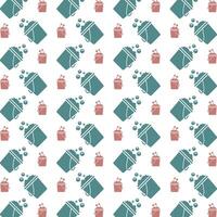 Bucket multicolor repeating trendy pattern textile vector illustration background