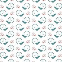 Available multicolor repeating trendy pattern textile vector illustration background