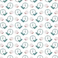 Available multicolor repeating trendy pattern textile vector illustration background