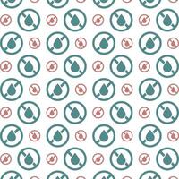 Zero trans fat multicolor repeating trendy pattern textile illustration background vector
