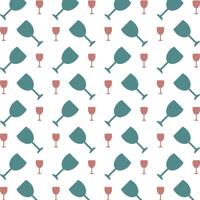 Glass multicolor repeating trendy pattern textile vector illustration background