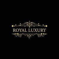 Luxury logotype elegant design vector