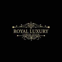 Luxury logotype elegant logo vector