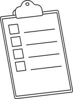vector checklist without background
