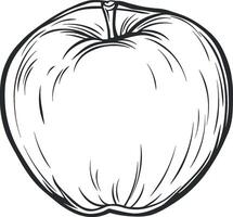 vector illustration apple without background