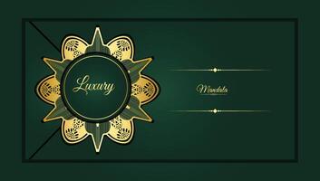 gratis vector lujo dorado mandala decorativo modelo antecedentes