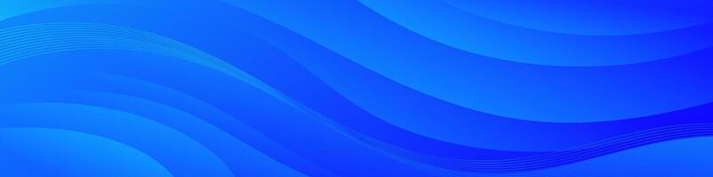 Abstract blue banner color with a unique wavy design. It is ideal for creating eye catching headers, promotional banners, and graphic elements with a modern and dynamic look. vector