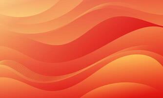 Abstract orange Background with Wavy Shapes. flowing and curvy shapes. This asset is suitable for website backgrounds, flyers, posters, and digital art projects. vector