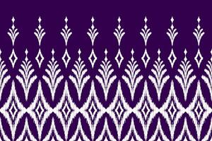 Abstract ethnic ikat art. Seamless pattern in tribal. Aztec geometric ornament print. vector