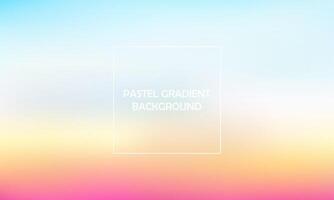 Gradient pastel abstract background with colorful color, eps 10 vector