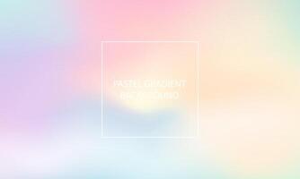 Gradient pastel abstract background with colorful color, eps 10 vector