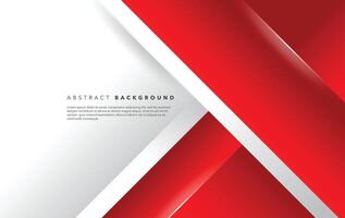 red white modern abstract background design vector