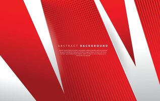 red white modern abstract background design vector