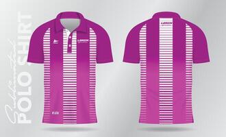 rosado modelo y antecedentes para sublimación polo deporte jersey modelo diseño vector