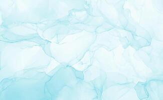 Light blue watercolor acrylic marble backgound vector