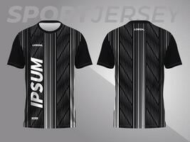 resumen negro antecedentes y modelo para deporte jersey diseño vector