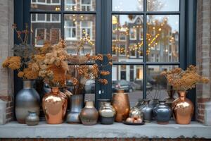 ai generado el ventana de un moderno y elegante tienda diseño profesional fotografía foto