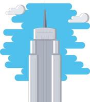 empire state building sight architecture skyscraper vector