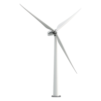 AI generated Wind Turbine on Transparent background - Ai Generated png