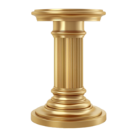 AI generated 3D Rendering of a Pillar on Transparent Background - Ai Generated png