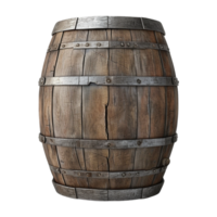 AI generated 3D Rendering of a Wine Drum on Transparent Background - Ai Generated png