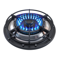 AI generated 3D Rendering of a Gas Stove Rack on Transparent Background - Ai Generated png