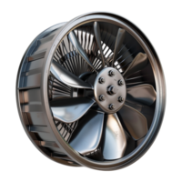 AI generated 3D Rendering of a Engine Fan on Transparent Background - Ai Generated png