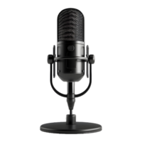 ai généré studio microphone sur transparent Contexte - ai généré png