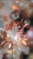 Abstract background pattern, presentation cover illustration, geometric texture with sparkles and fireworks close view photo