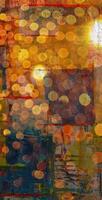 Abstract background pattern, presentation cover illustration, geometric texture with sparkles and fireworks close view photo
