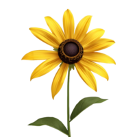 ai generato girasole su trasparente sfondo - ai generato png