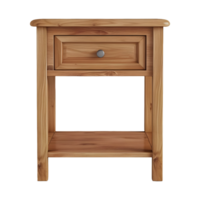 AI generated Wooden Table on Transparent background - Ai Generated png